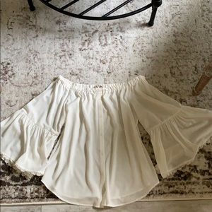 Off the shoulder shirt